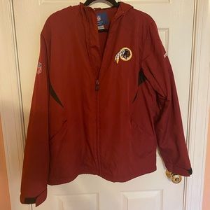 Reebok NFL Redskins fleecelined raincoat jacket